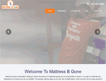 Tablet Screenshot of mattresspickup.com
